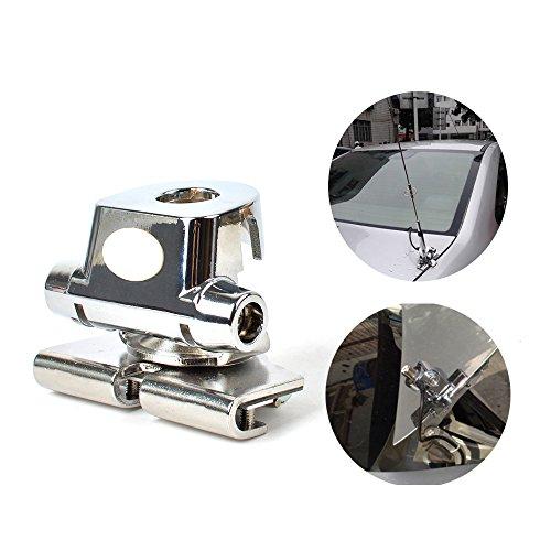 UAYESOK Quad Band Mobile Radio Antenna 10m/6m/2m/70cm for YAESU FT-8900R TYT TH-9800 QYT KT-980 Plus KT-8900 KT-7900D with TC-40 Mount Bracket Clip and 5m Cable