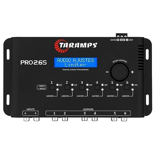 Taramp's Taramp\'s Pro 2.6S Digital Signal Processor Equalizer 3-band Graphic Equalization 6 Channels 18K Ohms(RCA) Output Impedance 47 Ohms Limiter Adjustable Car Audio System