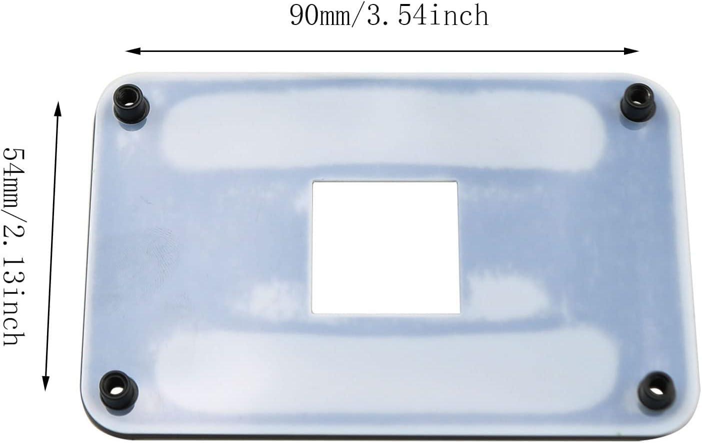 Jingelmall AM4 Backplane CPU Heatsink Mount Bracket Back Plate Motherboard CPU Fan CPU Fan Cooling Mounting Sheet Plate Water Cooling Mounting Sheet Plate for AM4 AMD Socket Genuine Quality (Black)