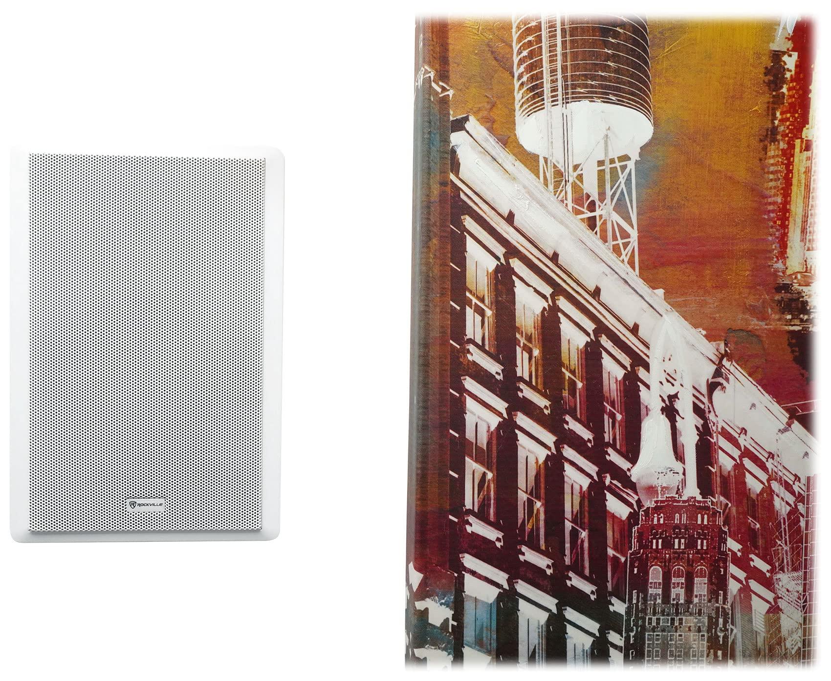 Rockville Rockville 350 Watt 6 Zone 70v Bundle with CC65T 6.5" 70v Ceiling Speakers, 70B Black 5.25" 70v Wall Speakers, 65P Pendant Speakers & 3.5" Commercial 70v Swivel Wall Mount Speakers (5 Items)