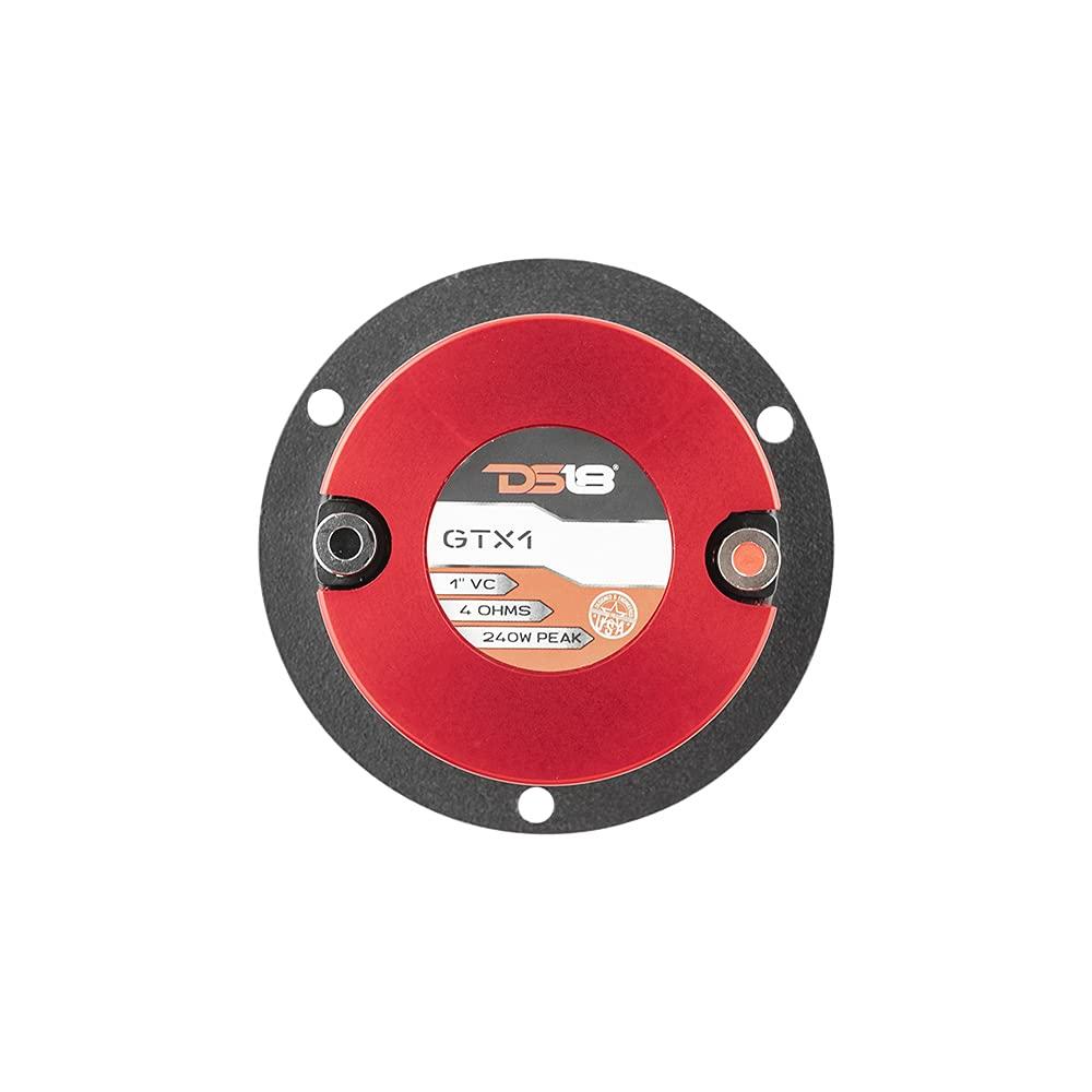 DS18 DS18 GTX1 1" Vc Die Cast Titanium Compression Neodymium Super Bullet Tweeter 240 Watts 4-Ohm-PRO Tweeters are The Best in The Pro Audio and Voceteo Market (Single)