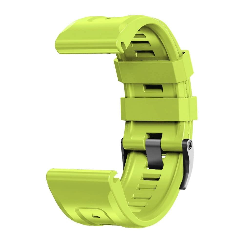 FNDWJ FNDWJ Official Silicone Watch Strap For Garmin Fenix 7 7X 5 5X Plus 6 6X Pro 3 3HR Smartwatch Band Watchband Bracelet Epix/Instinct2 (Color : H, Size : QuickFit 22mm)