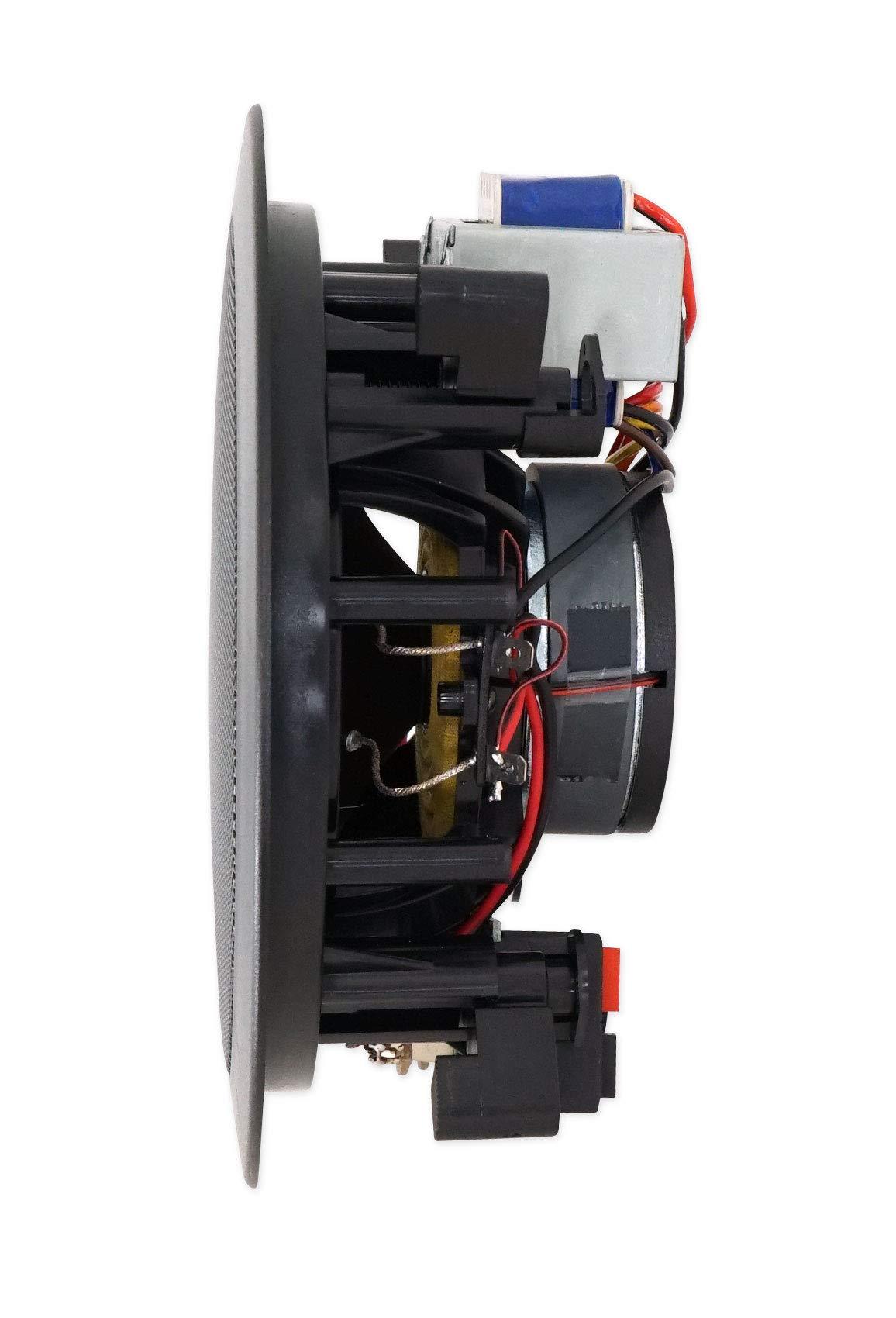 Rockville Rockville Commercial Amp+10 5.25" 2-Way Black Ceiling Speakers 4 Hotel/Office