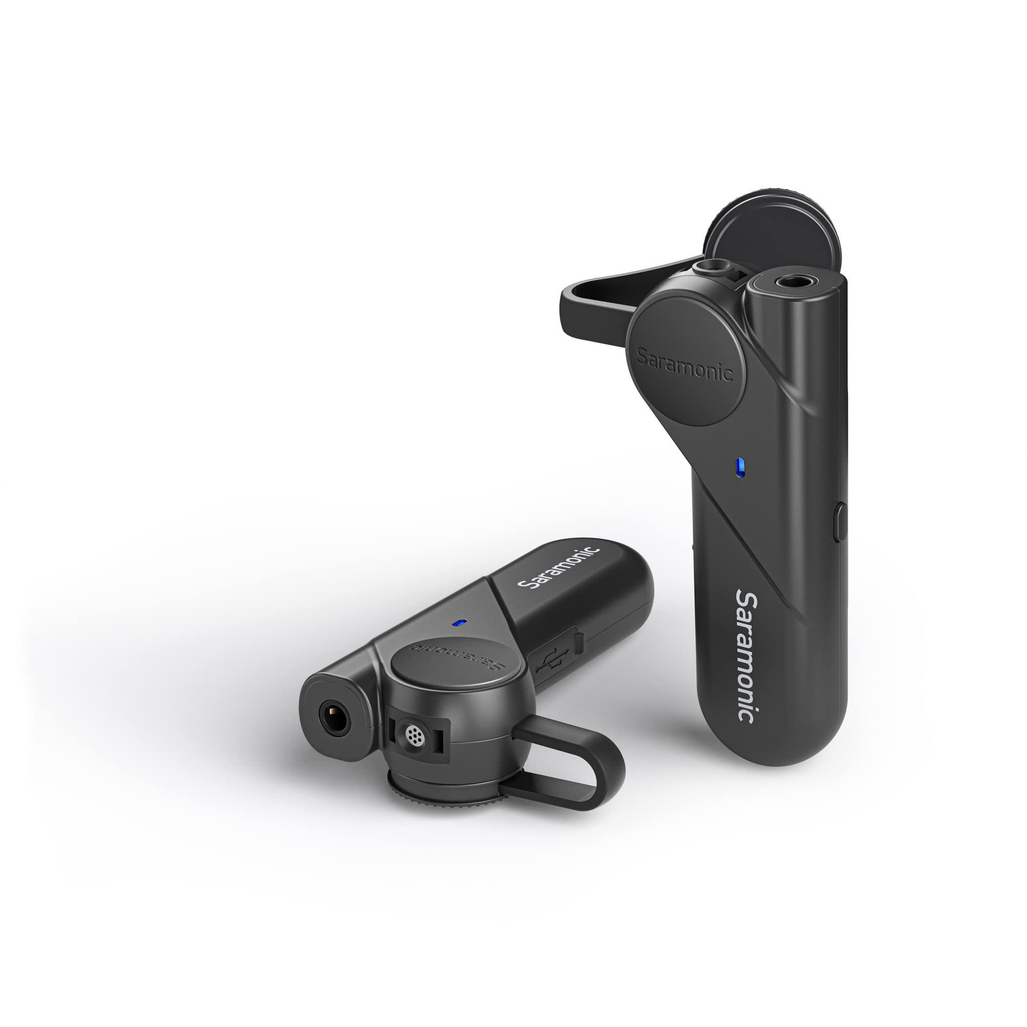 Saramonic Saramonic BTW Wireless Bluetooth Clip-On Microphone with 3.5mm Headphone Out & Noise Reduction for Computers, Smartphones, Tablets & More, Black
