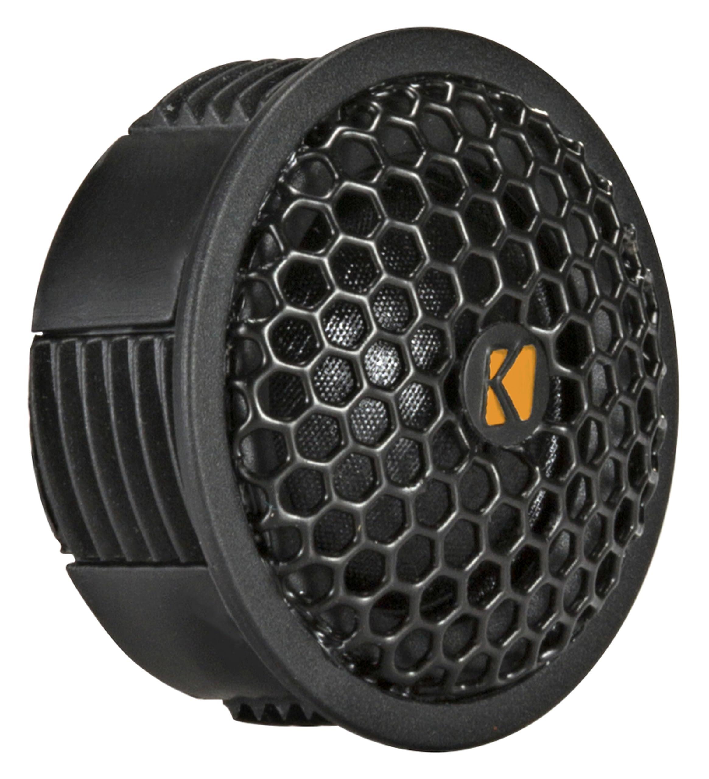 KICKER KICKER 51KST2504 1" (25mm) Tweeters, Includes X-Overs and Swivel Mount, 10-75 Watts RMS, 225 Watts Peak, 4-Ohm