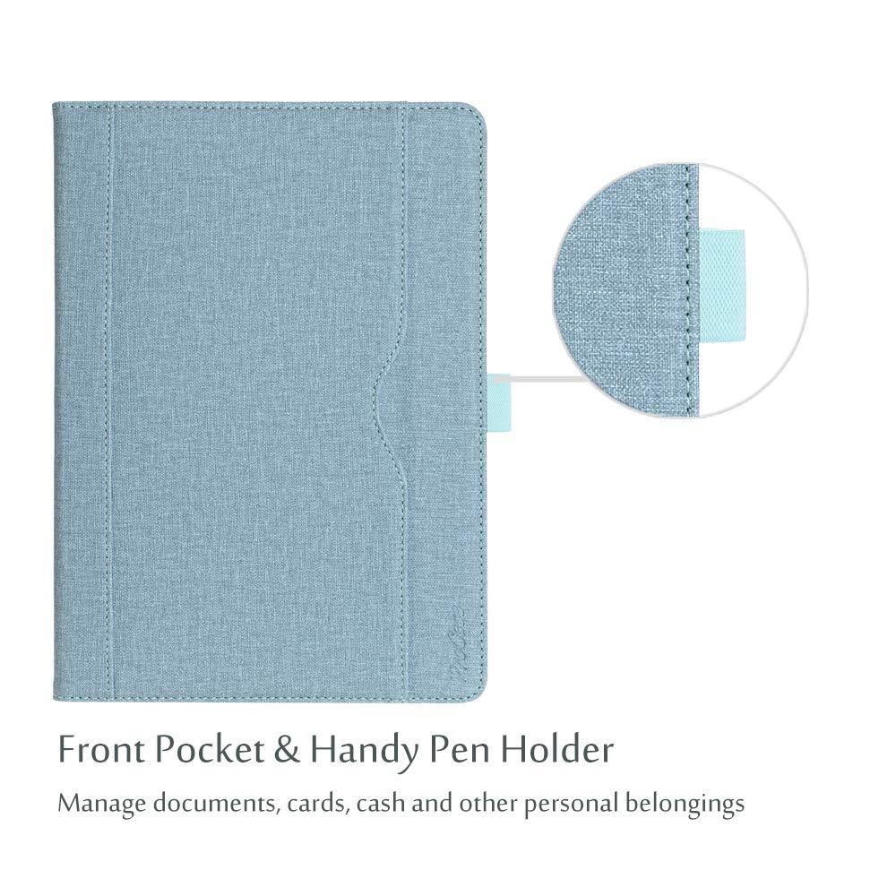 ProCase ProCase for iPad 9.7 Inch iPad 6th/5th Generation Case 2018 2017/iPad Air 2/Air 1 Case, Premium Leather Folio Corner Protection Multi-Angle Viewing Stand Cover with Front Pocket Pen Loop -Teal