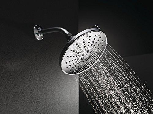 DELTA FAUCET Delta Faucet 3-Spray Touch-Clean Shower Head, Chrome 52680