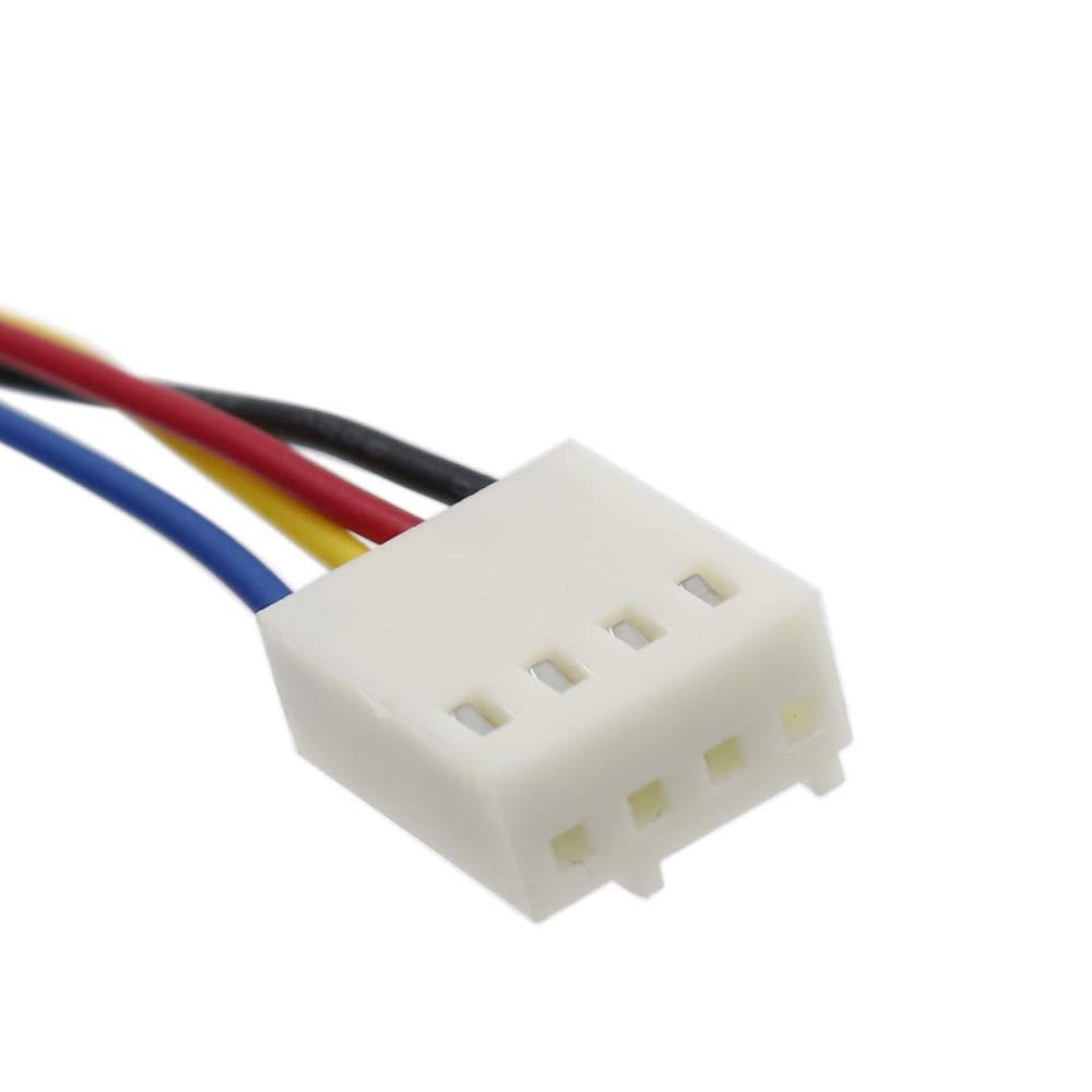 GENNEL GENNEL PWM GPU Fan Adapter Cable, Mainboard Standard 4-pin to GPU Mini 4pin Extension Power Cable, Graphics Card Cooling Fan Connector
