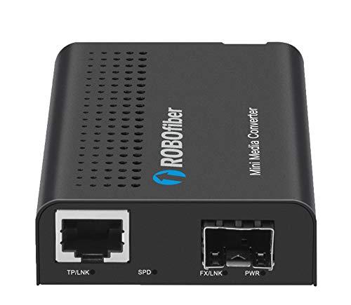 ROBOfiber LFC-100-SFP Fast Ethernet to 100Base-X SFP Slot Fiber Media Converter, LFP and DIP sw Settings