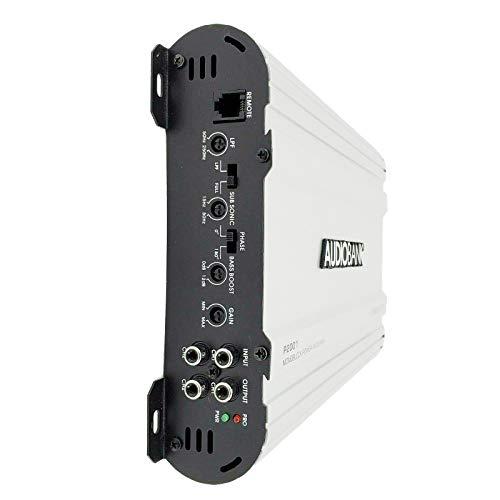 Audiobank Audiobank Monoblock 2000 WATTS Amp Class AB Car Audio Stereo Amplifier P2001 Heavy-Duty Aluminum Alloy Heatsink | Class A-B Operation Remote On/Off Circuit
