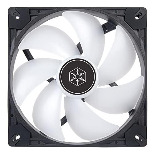 SilverStone Technology SilverStone Technology Vista 140 ARGB Performance Enhanced 140mm PWM Fan with Addressable RGB (ARGB), SST-VS140B-ARGB
