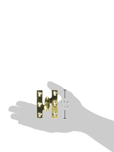 Deltana Deltana OK2015U3UNL-L Solid Brass 2-Inch x 1/2-Inch Olive Knuckle Hinge