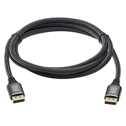 Tripp Lite Tripp Lite DisplayPort 1.4 Cable, 8K DisplayPort to DisplayPort Cable, 8K@60Hz, DP to DP, HDR, HBR3, HDCP 2.2, 4:4:4, BT.2020, Gold Plated M/M, 6 Ft, Black (P580-006-8K6)