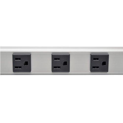 Tripp Lite Tripp Lite 8 Outlet Power Strip with Surge Suppression, 6ft. Cord, Metal, 24 in. length, (SS240806)