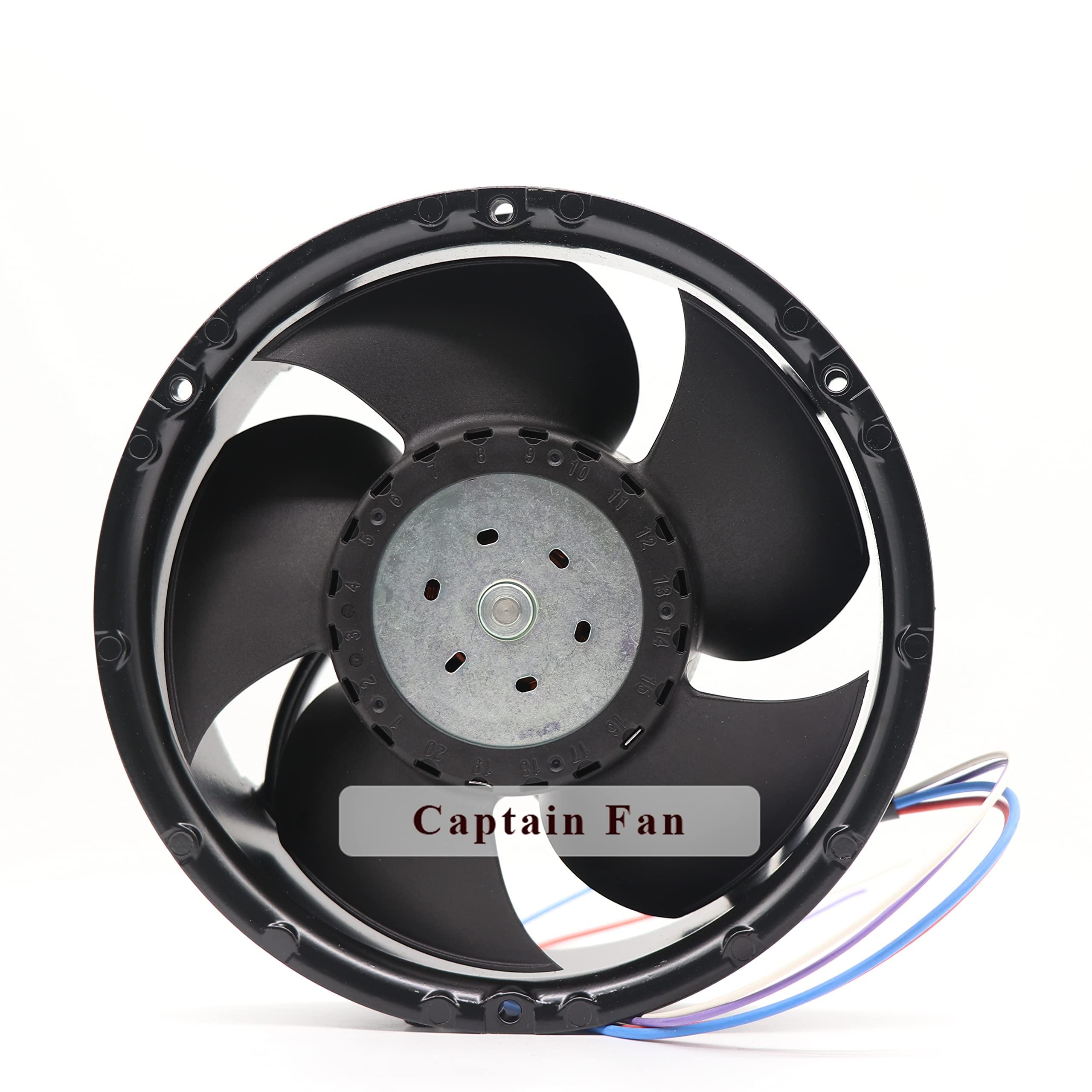 DirectNine Basics 6318/2TDH4P Ebm Papst Fan DC 48V Fan 135W 17251MM 4-Wires Adjustable Speed Axial Fan for Inverter/Power Electronics