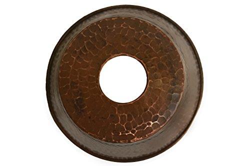 Premier Copper Products Premier Copper Products SH-L300DB Hand Hammered Copper 7-Inch Cone Pendant Light Shade