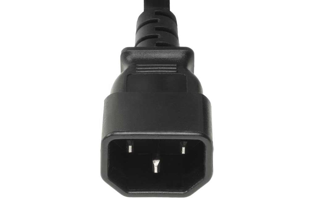 SF Cable SF Cable NEMA 5-15R to IEC320 C14 Monitor Power Adapter Cord, 3 feet - 14 AWG
