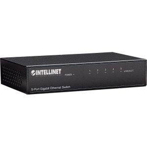 branded INTELLINET 530378 5-Port Gigabit Desktop Ethernet Switch electronic consumer