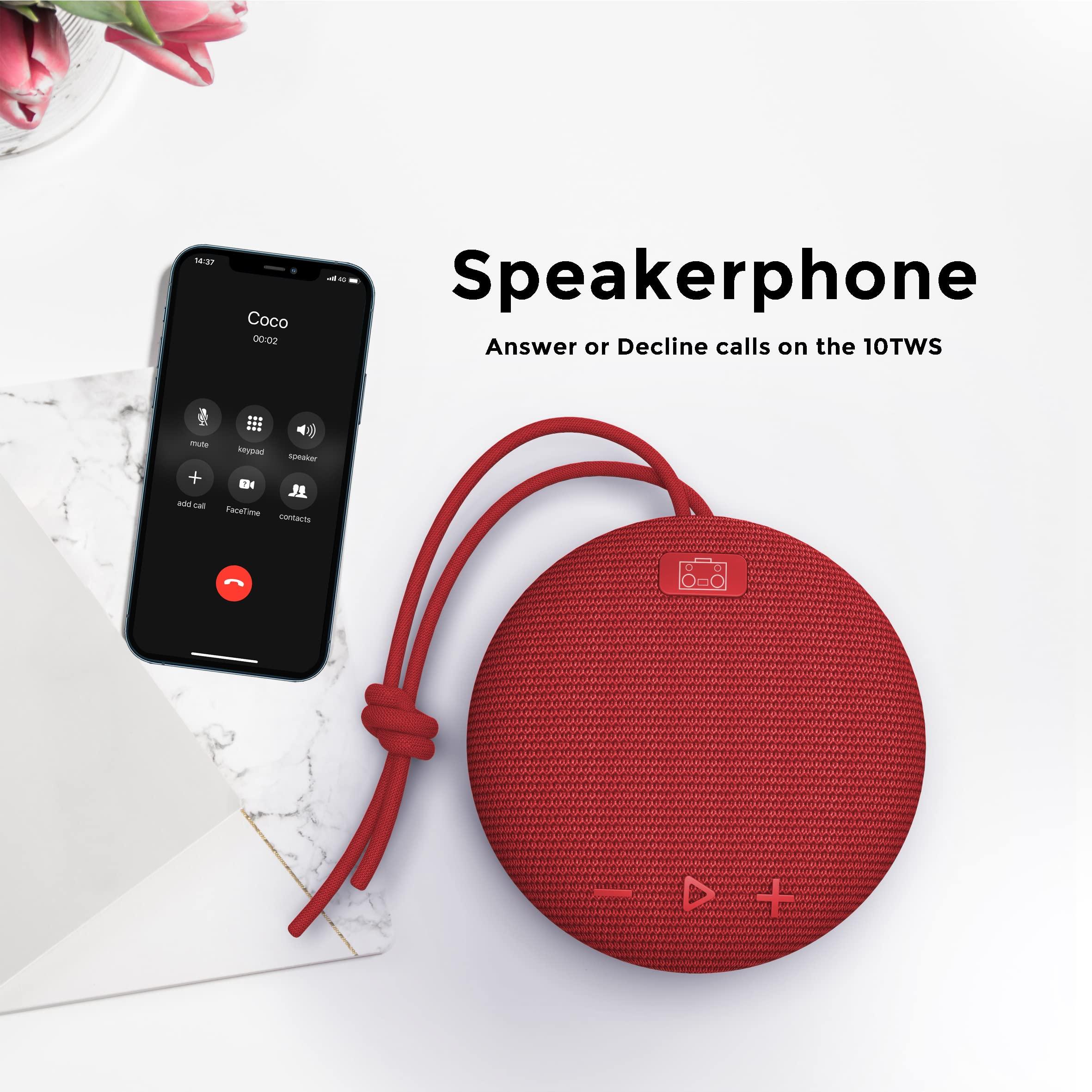 DiamondBoxx DiamondBoxx 10TWS- Portable and Waterproof Bluetooth Speaker with Big Sound