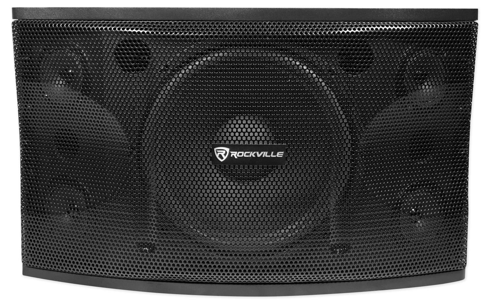 Rockville Pair RockvilIe KPS12 12" 1600w Speakers w/Wall Brackets for Restaurant/Bar/Cafe