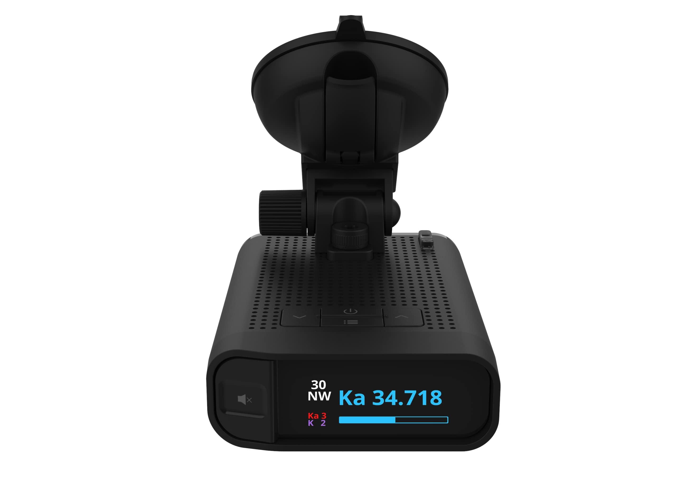 Radenso Radenso DS1 Extreme Range Radar Detector - Magnet Mount, Bluetooth, Color OLED Display, Less False Alerts, Auto GPS Lockouts, USA Technical Support
