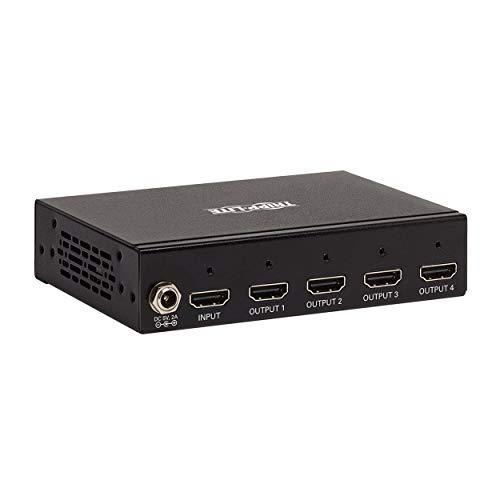 Tripp Lite Tripp Lite HDMI Splitter, 1 in 4 Out Splitter, 4 Port HDMI Splitter, 4K @ 60 Hz, 4:4:4, Multi-Resolution Support, HDR, HDCP 2.2, TAA (B118-004-HDR), 15 Feet