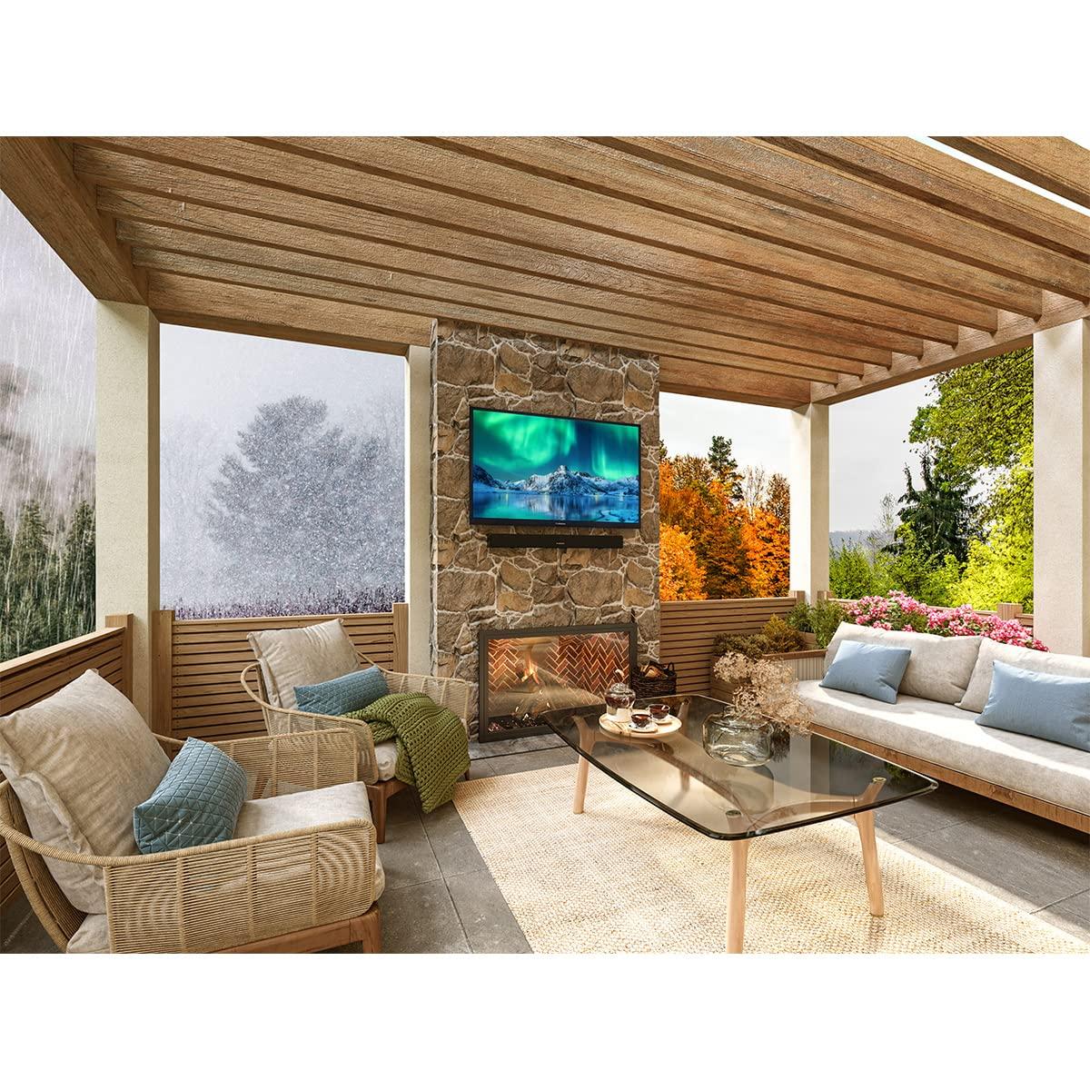 Furrion Furrion Aurora 43-Inch Full-Shade 4K LED Outdoor Smart TV - Weatherproof Outdoor Television w/ HDR10, Anti-Glare, 400-Nit LED Screen, Impact-Resistant Screen, External Antenna for Shaded Outdoor Areas