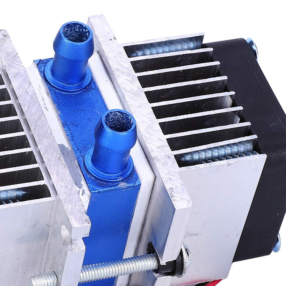 POCREATION Peltier Water Chiller Peltier Water Chiller Dc12V Thermoelectric Cooling System, Dualchip 144W Semiconductor Thermoelectric Peltier Tec112706 Cooler Water Cooling Device (Single Cooler)
