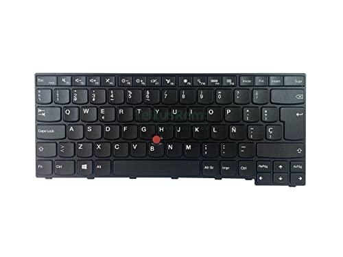 TellusRem Replacement Spanish Non-Backlit Keyboard for Lenovo Thinkpad T460s T470s