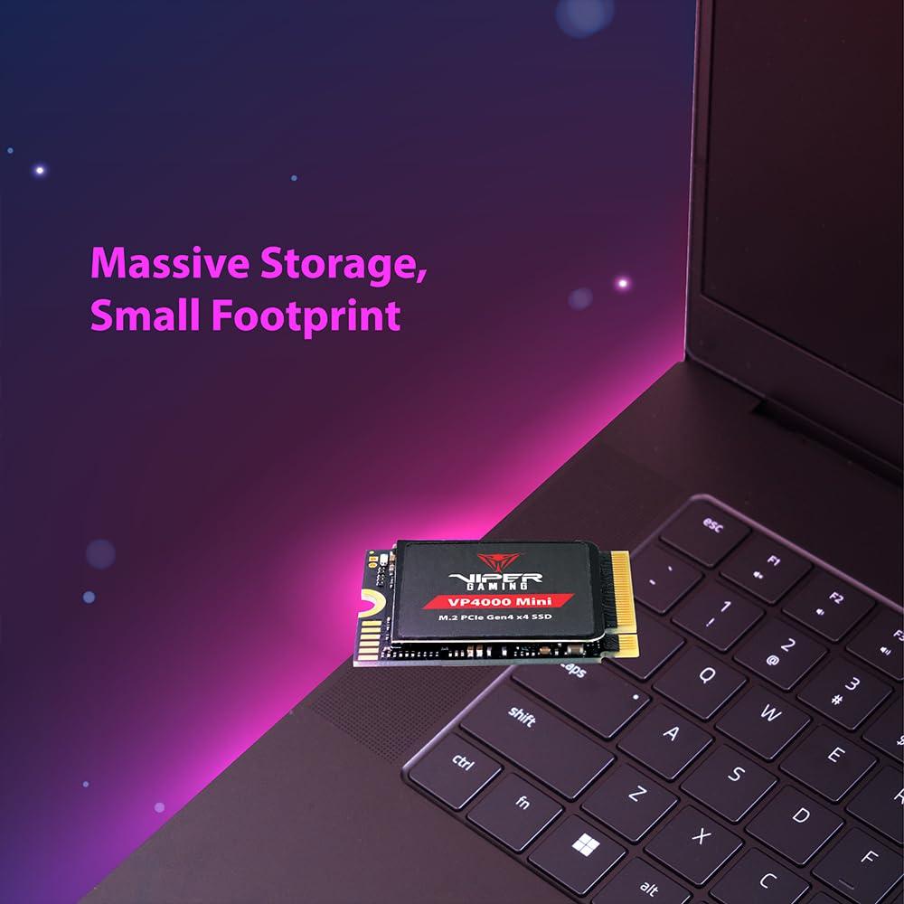 Patriot Memory Patriot Memory Viper VP4000 Mini 1TB M.2 2230 PCIe Gen4 x4 SSD - Solid State Drive - VP4000M1TBM23
