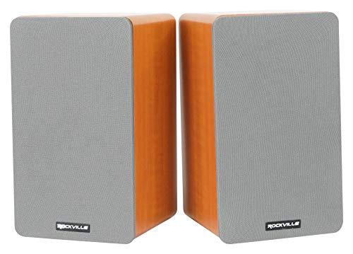 Rockville Rockville 2 RockShelf 58C 360W Wood 5.25" Home Theater Bookshelf Speakers/8 Ohm