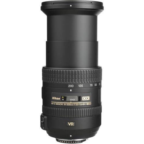 Nikon Nikon AF-S DX NIKKOR 18-200mm f/3.5-5.6G ED VR II Lens (2192) + Filter Kit + Cap Keeper + Cleaning Kit