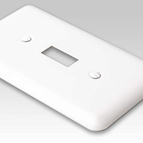 AMERELLE Amerelle Devon Double Duplex Steel Wallplate in White