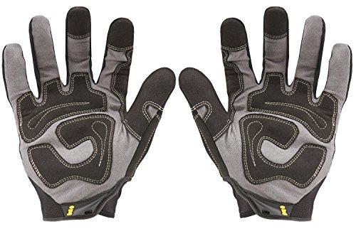 Ironclad Ironclad General Utility Work Gloves GUG, All-Purpose, Performance Fit, Durable, Machine Washable, Sized X-Large, (1 Pair) Black