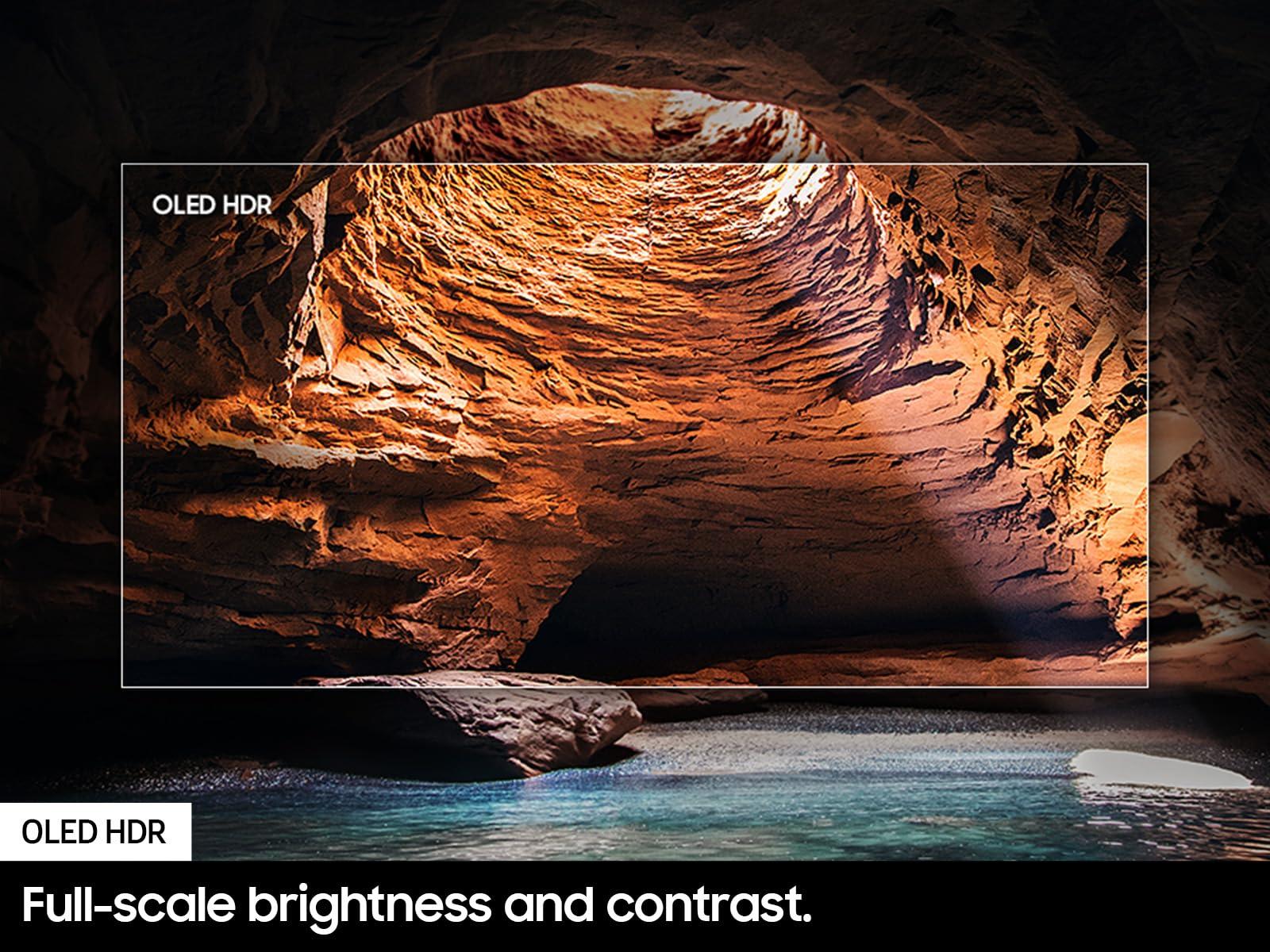 SAMSUNG SAMSUNG 65-Inch Class OLED 4K S85D Series HDR Smart TV w/Dolby Atmos, Object Tracking Sound Lite, Contour Design, Motion Xcelerator, Real Depth Enhancer, Alexa Built-in (QN65S85D, 2024 Model)