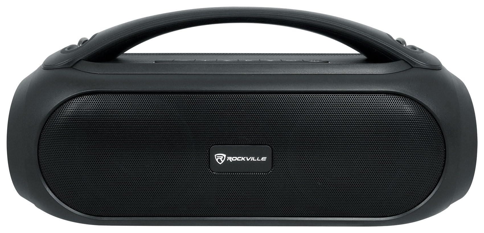 Rockville Rockville (2) GO Party MAX BASS Portable LED Bluetooth Speakers w/Wireless Link