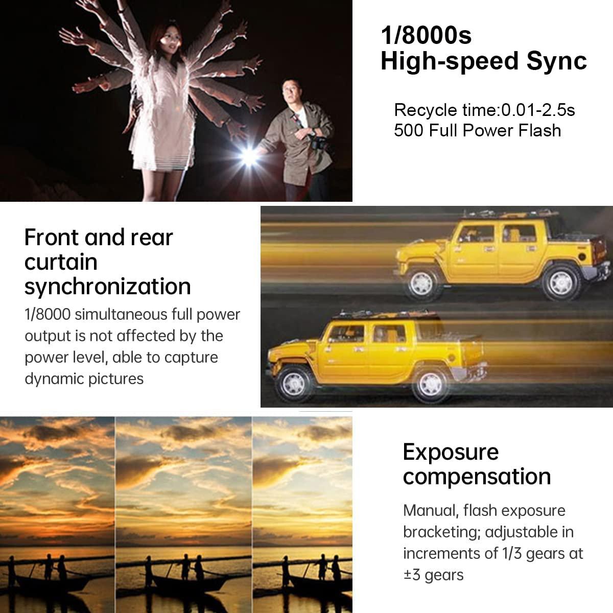 GODOX Godox AD600BM Outdoor Strobe Flash,Bowens Mount 600Ws GN87 High-Speed Sync Photography Studio Flash Monolight with 2.4G Wireless X System, 8700mAh Battery,500 Full Power Flash, Recycle in 0.01-2.5s