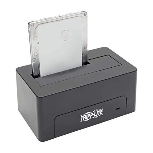 Tripp Lite Tripp Lite USB C to SATA III Hard Drive Reader, HDD Dock, SATA Reader/SSD Reader, USB C & Thunderbolt 3, 10 Gbps, Black, 3 Year Warranty (U439-001-CG2)