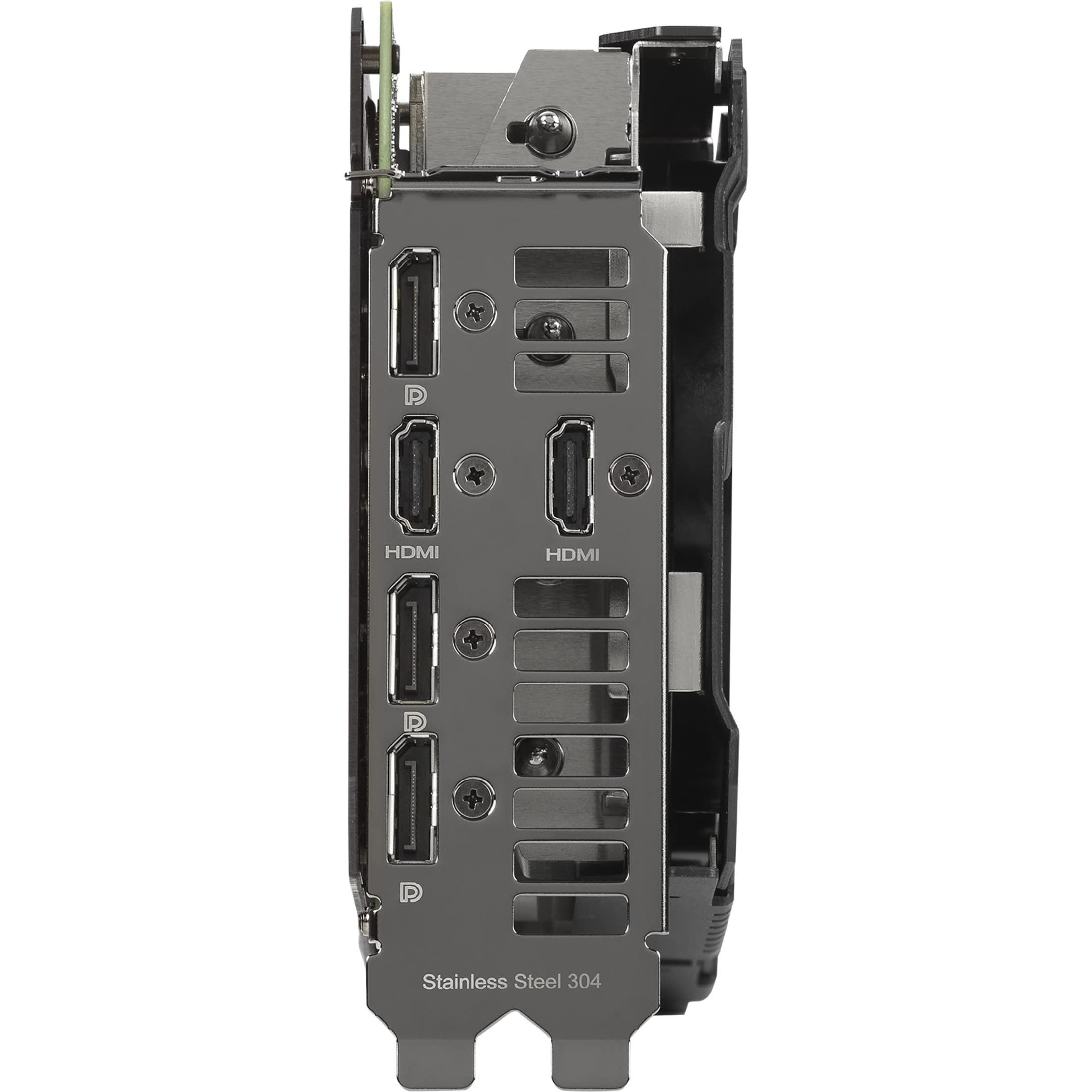 ASUS ASUS TUF Gaming NVIDIA GeForce RTX 3060 Ti V2 OC Edition Graphics Card (PCIe 4.0, 8GB GDDR6, LHR, HDMI 2.1, DisplayPort 1.4a, Dual Ball Fan Bearings, Military-Grade Certification, GPU Tweak II)