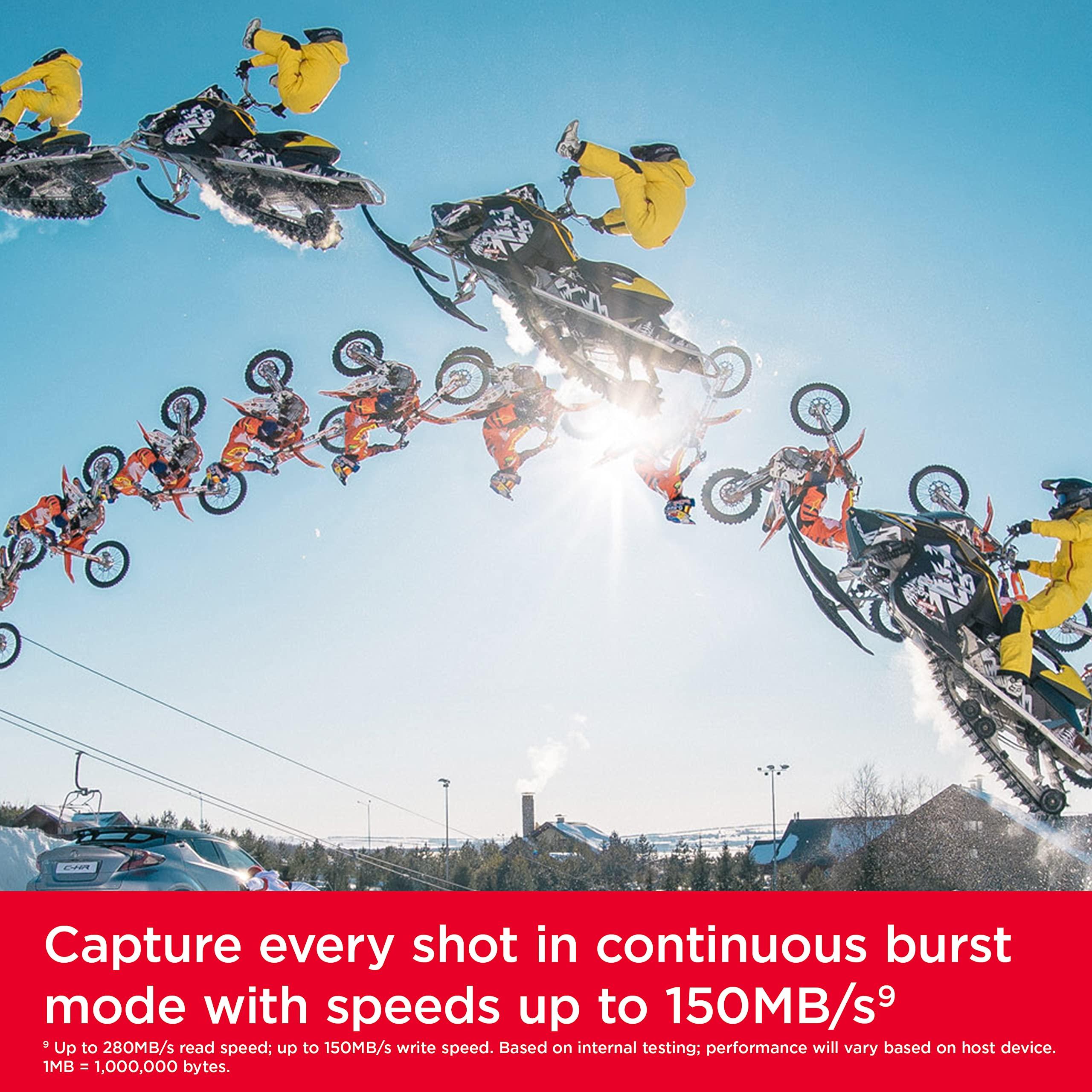 SanDisk SanDisk 256GB Extreme PRO SDXC UHS-II Memory Card - C10, U3, V60, 6K, 4K UHD, SD Card - SDSDXEP-256G-GN4IN