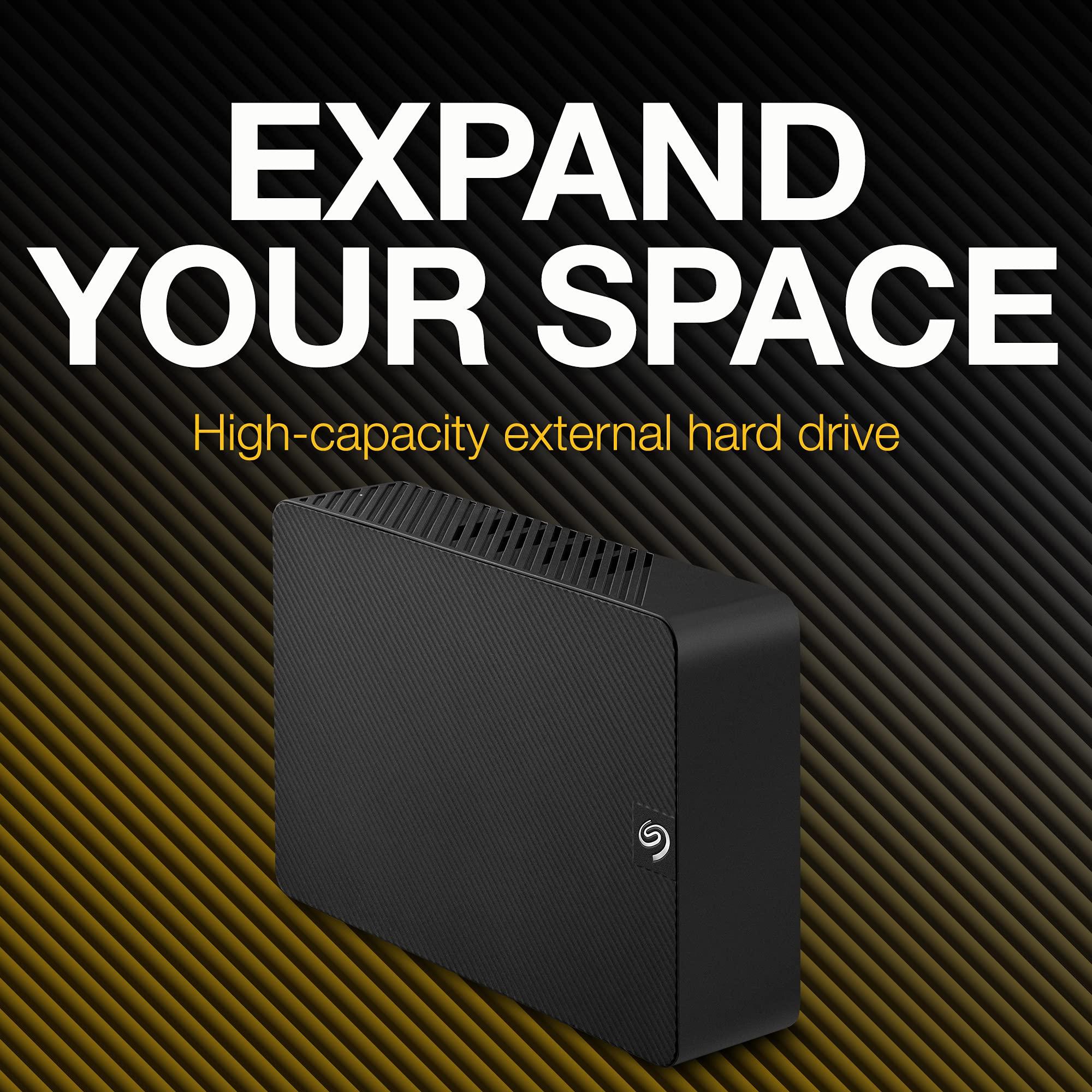Seagate Seagate Expansion 16TB External Hard Drive HDD - USB 3.0, with Rescue Data Recovery Services (STKP16000400)