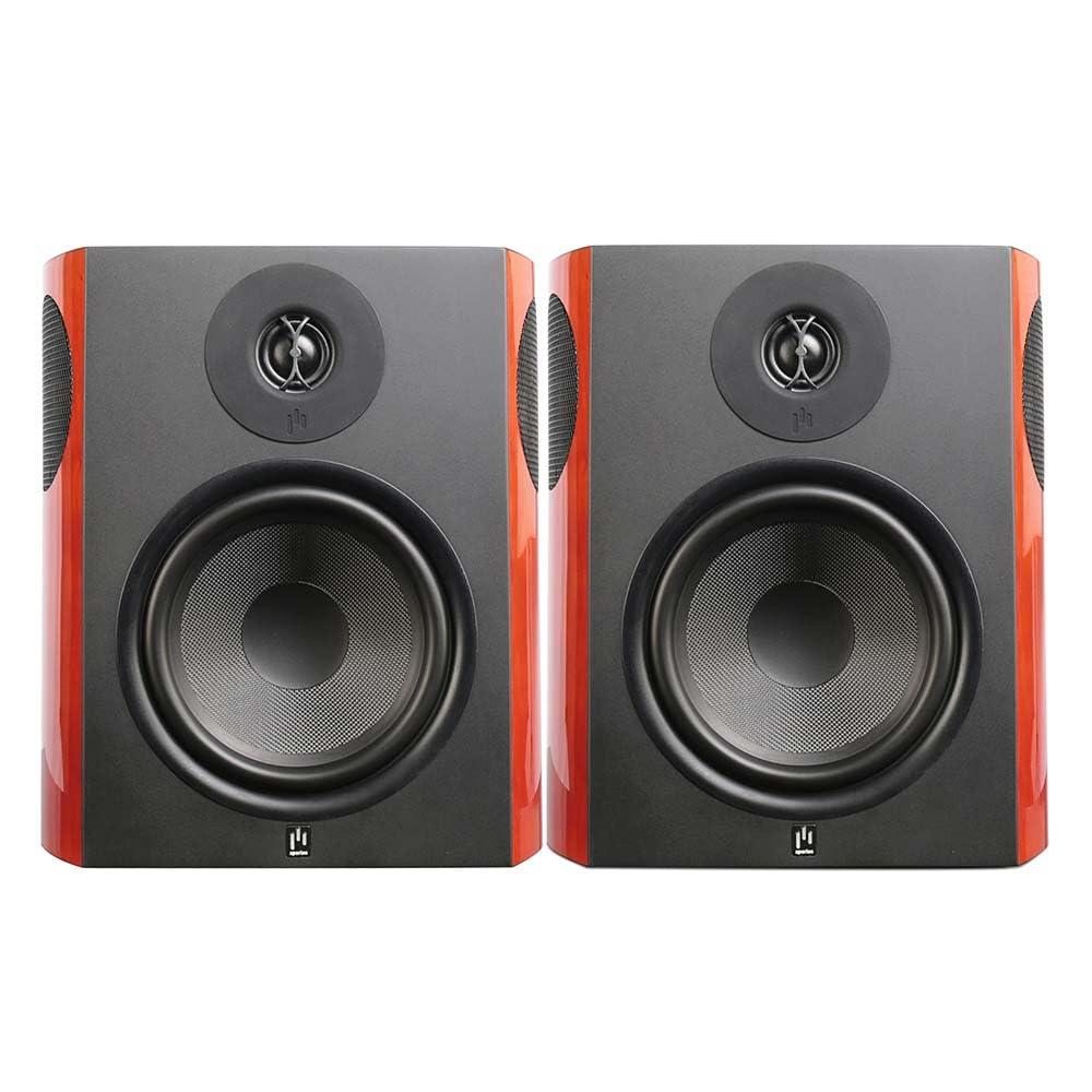 Aperion Audio Aperion Audio Verus III V8S 3-Way 8" Tripolar Surround Sound Speaker Pair for Home Theater System (Gloss Cherry)