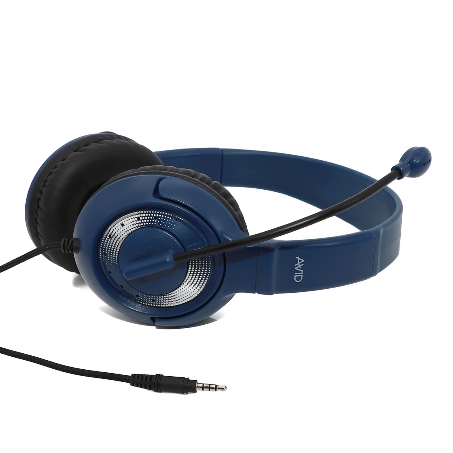 Avid Avid Products AE-55 Headset Blue and Silver with TRRS Plug