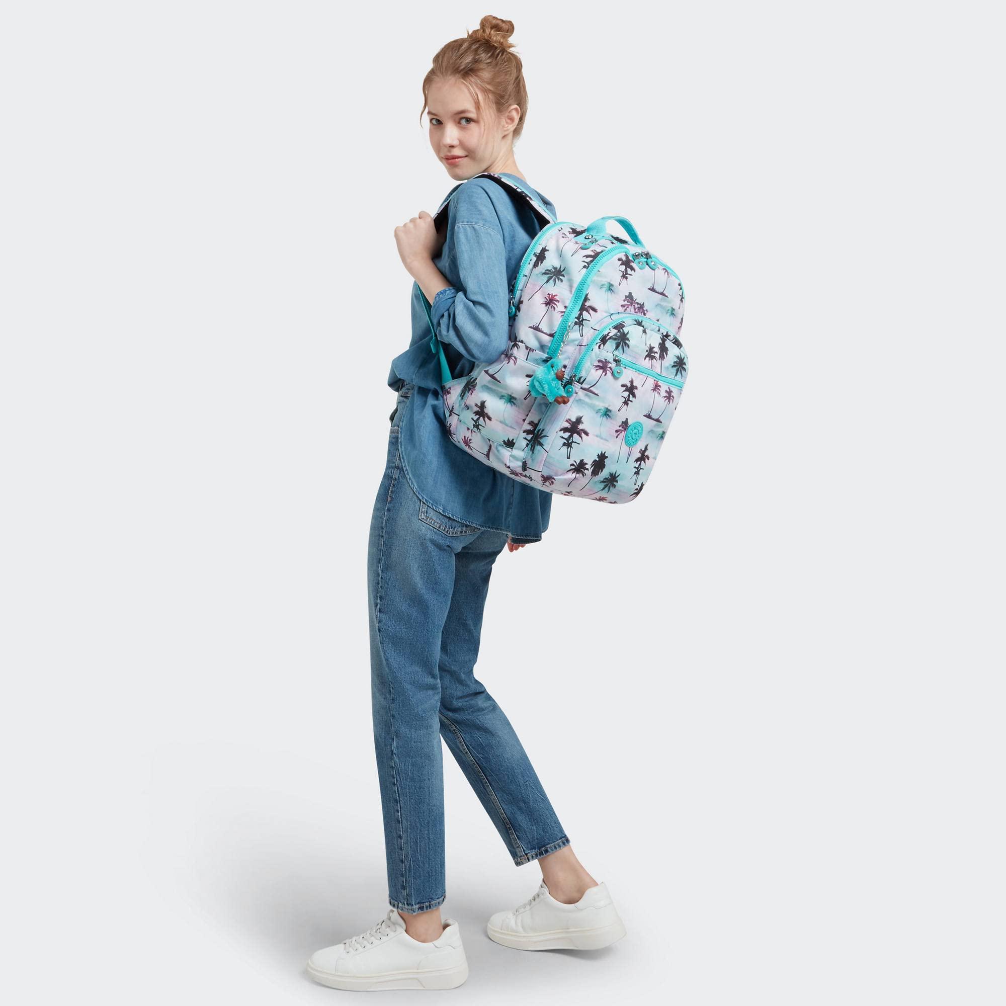 Kipling Kipling Seoul Extra Large Laptop Backpack Shadow Palm Print One Size