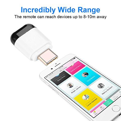Acogedor Universal IR Remote Control Adapter for Android Smart Phone, OTG USB C Port Mini Mobile Phone Infrared Controller for Air Conditioner, Fan, Projector, TV, STB
