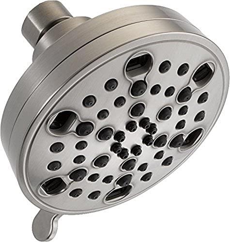 DELTA FAUCET Delta 52638-SS20-PK 5 Setting Contemporary H2OKinetic Showerhead, Stainless