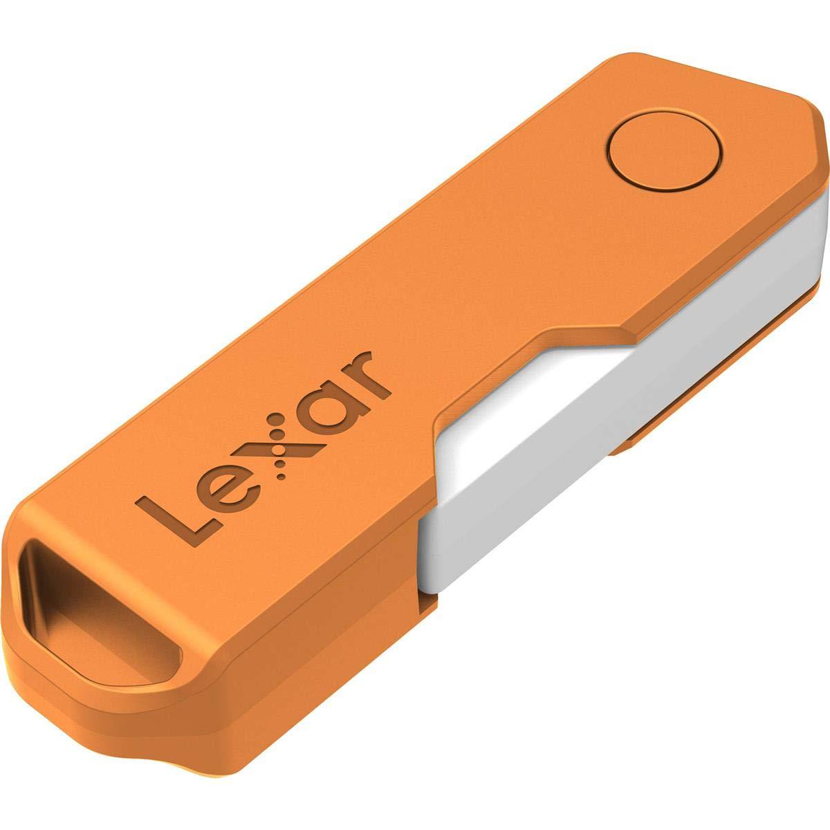 Lexar Lexar JumpDrive TwistTurn2 32GB USB 2.0 Flash Drive, Orange (LJDTT2-32GABNAOG)