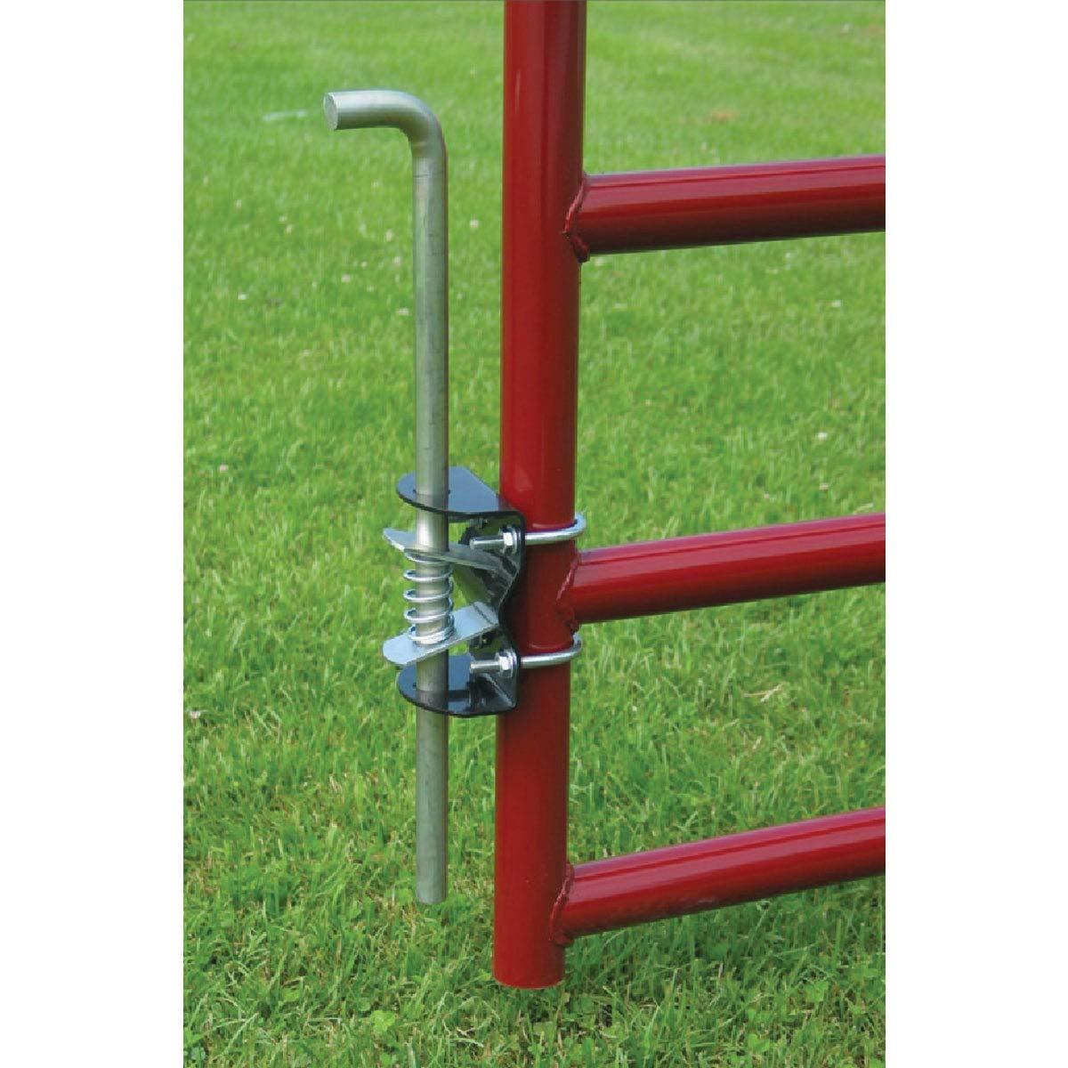 ENTERPRISE GROUP/DOMTAR PAPER CO SpeeCo Gate Anchor for Round Tube Gate 1-3/4\" to 2\" Diameter, Prevents Swinging and Sagging, Red, S16100200