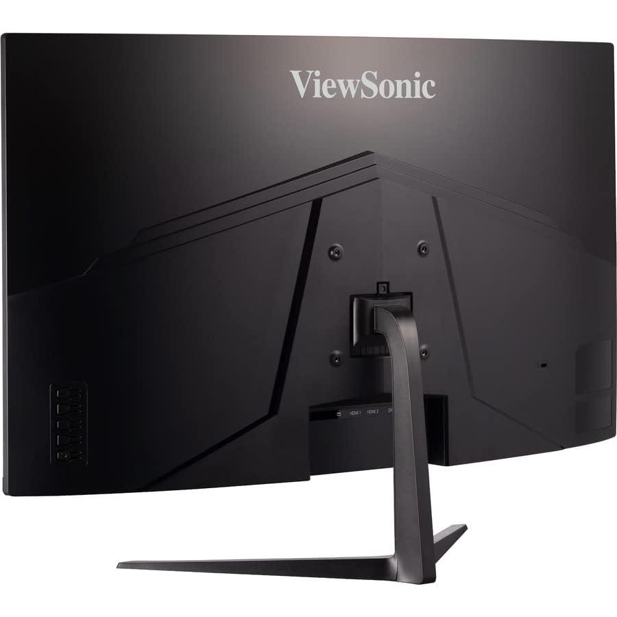ViewSonic ViewSonic Omni VX3218C-2K 32 Inch Curved 1ms 1440p 165hz Gaming Monitor with FreeSync Premium, Eye Care, HDMI and Display Port, Black