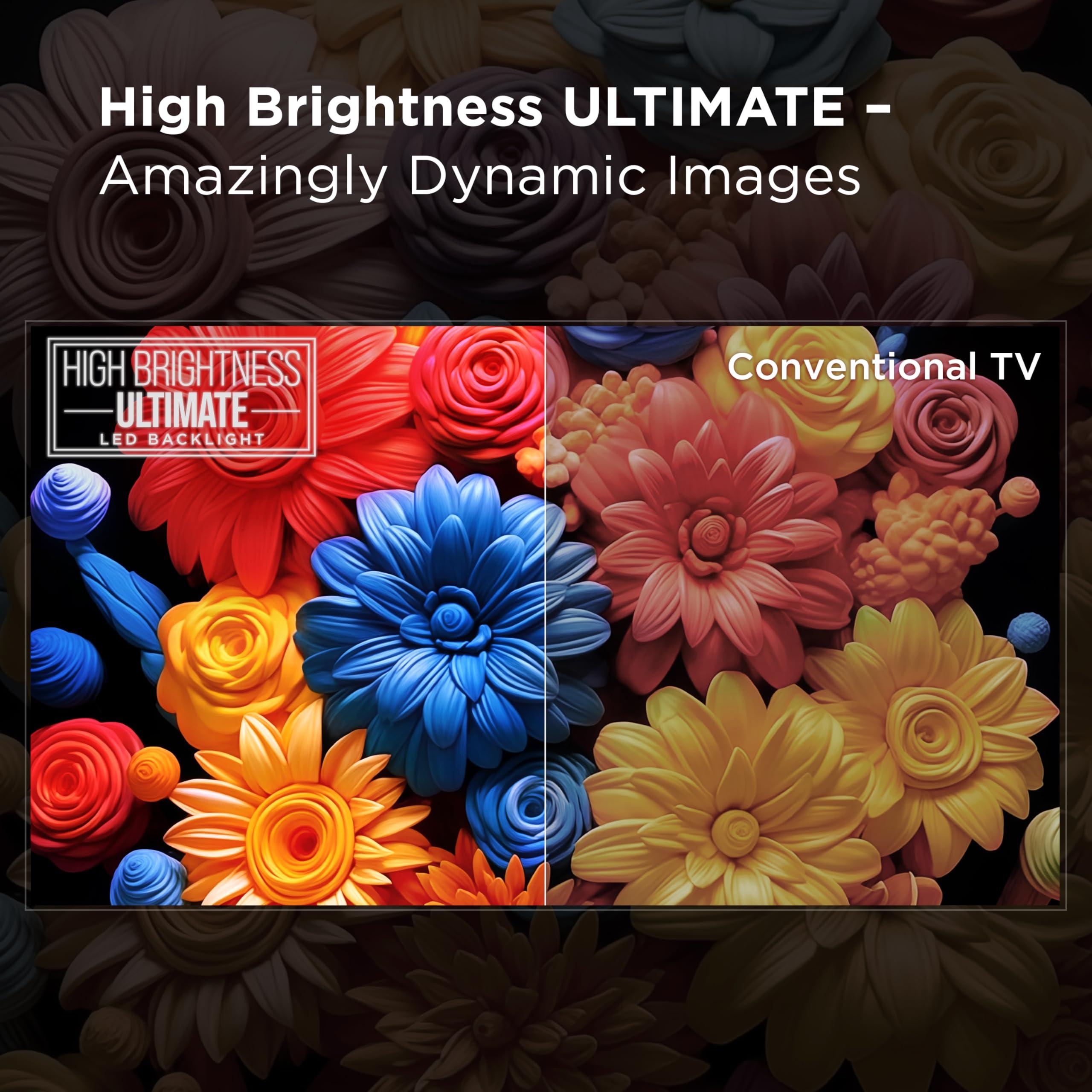 TCL TCL 65-Inch QM85 QLED 4K Smart QD-Mini LED TV with Google TV (65QM851G, 2024 Model) Dolby Vision IQ HDR, Dolby Atmos, Game Accelerator up to 240Hz, Voice Remote, Works with Alexa, Streaming Television